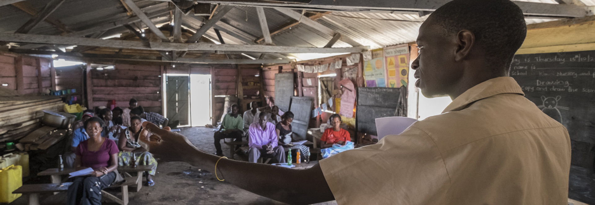 Stakeholder Engagement meeting on Target Malaria in one of the village site in Uganda © Target Malaria